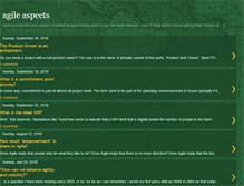 Tablet Screenshot of agile-aspects.michaelmahlberg.com
